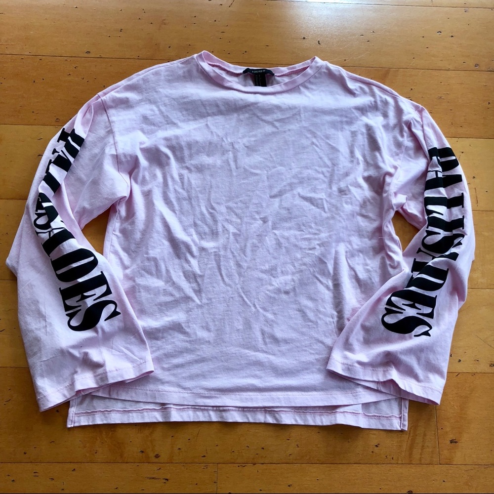 Forever 21 Long Sleeve Pink Shirt Palisades Small